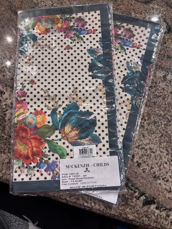 MacKenzie-Childs Other - MacKenzie-Childs Flower Market Placemats